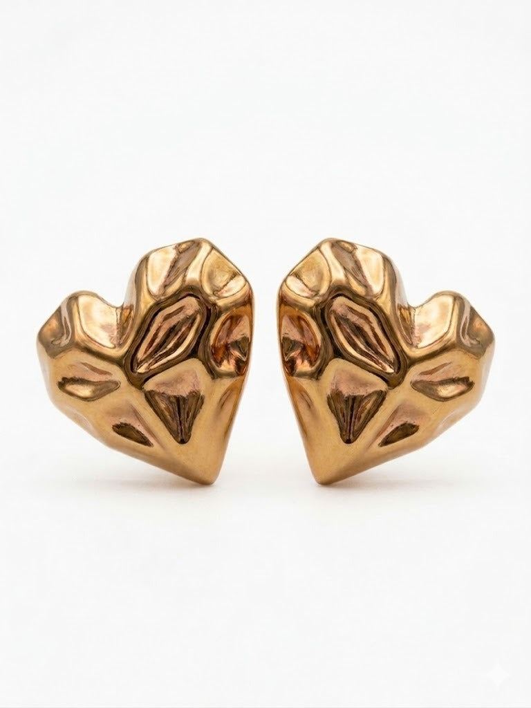 Molten Heart Studs