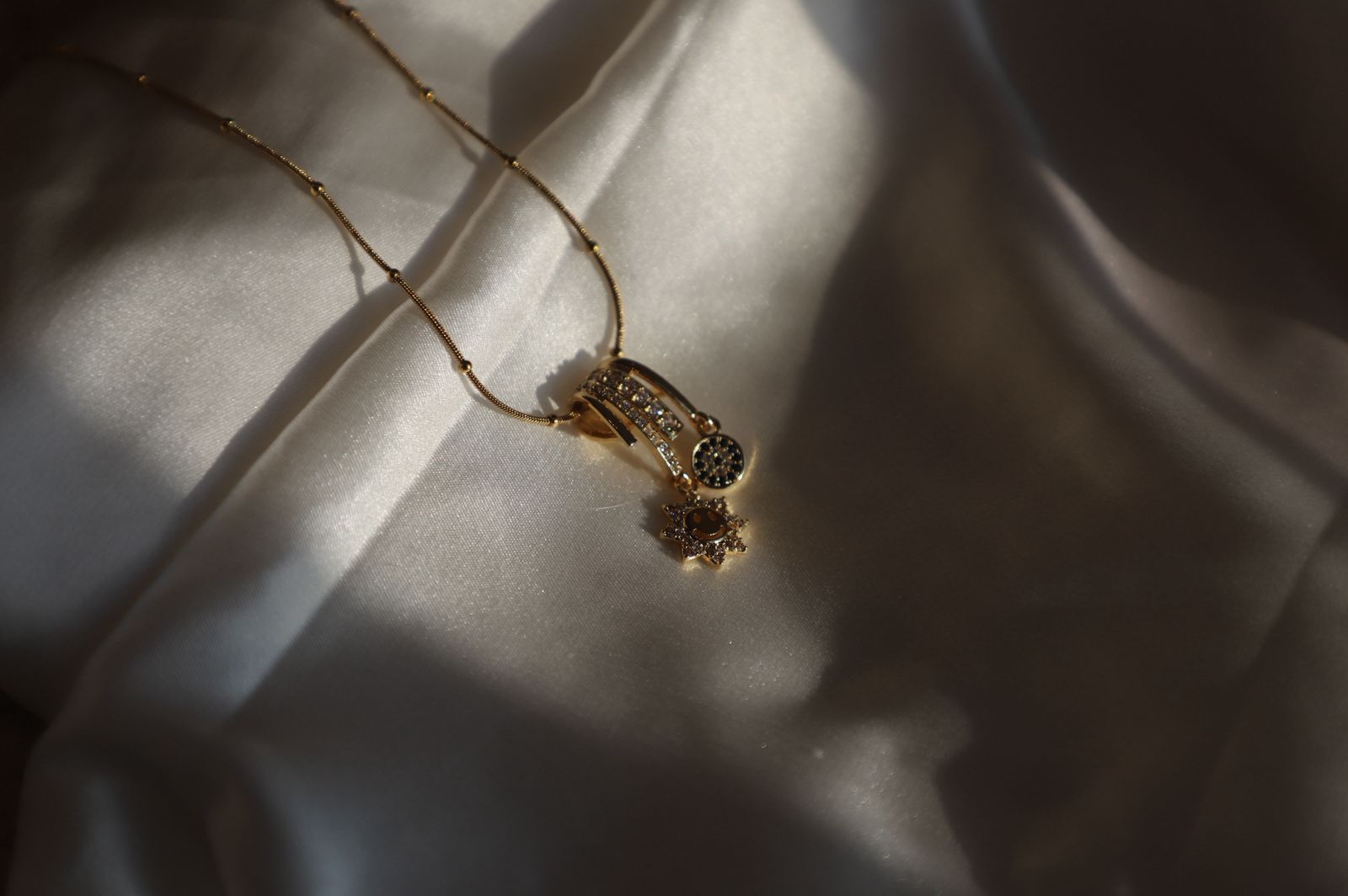 Sunburst Charm Necklace