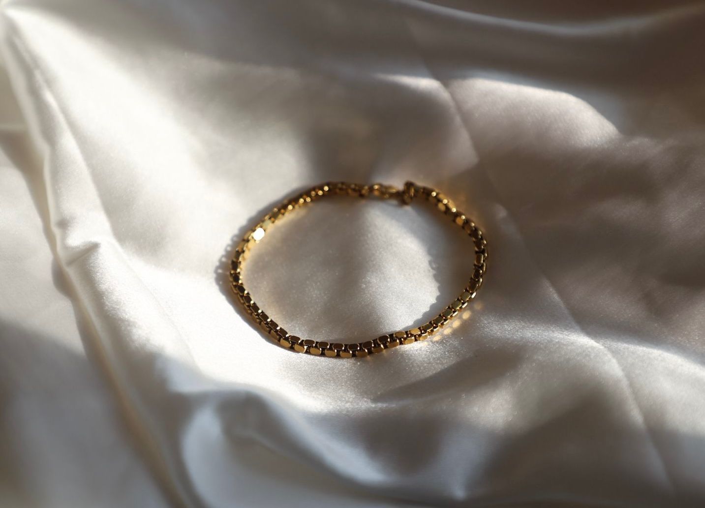 Thin Cuban Chain Bracelet