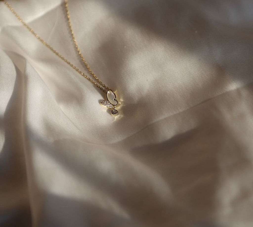 Fluttering Butterfly Necklace