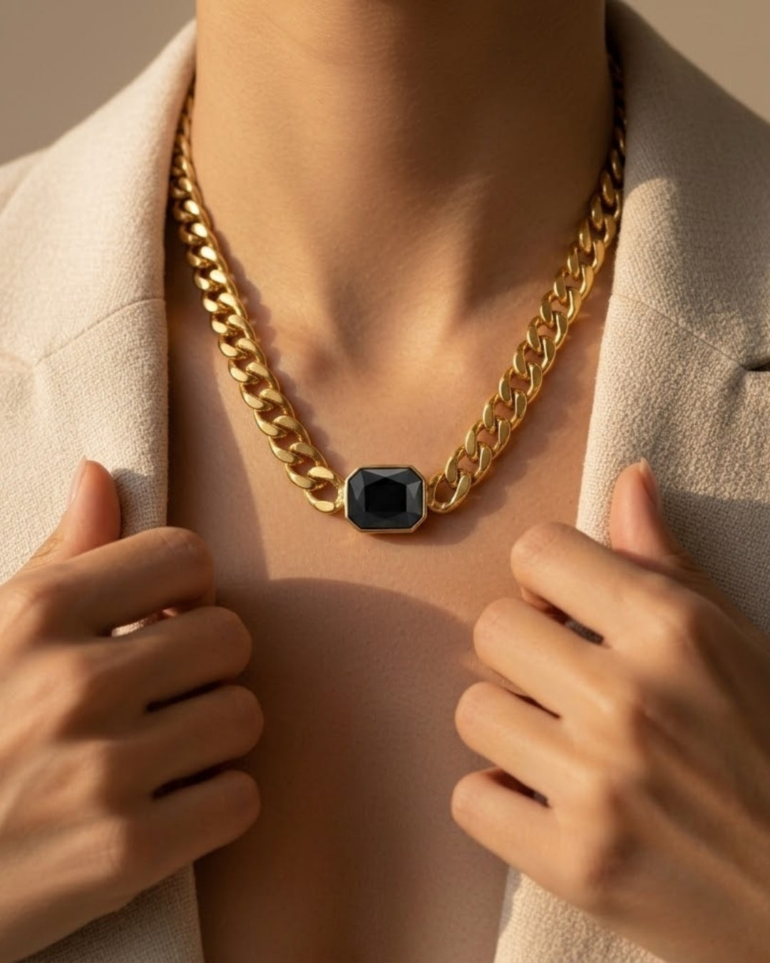 Midnight Link Necklace