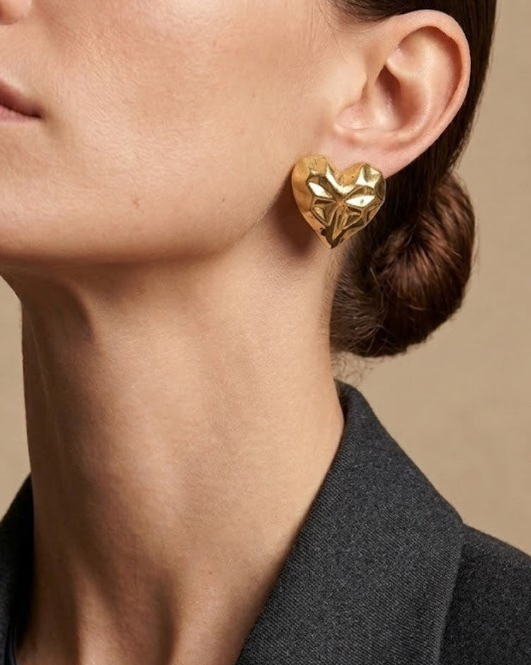 Molten Heart Studs