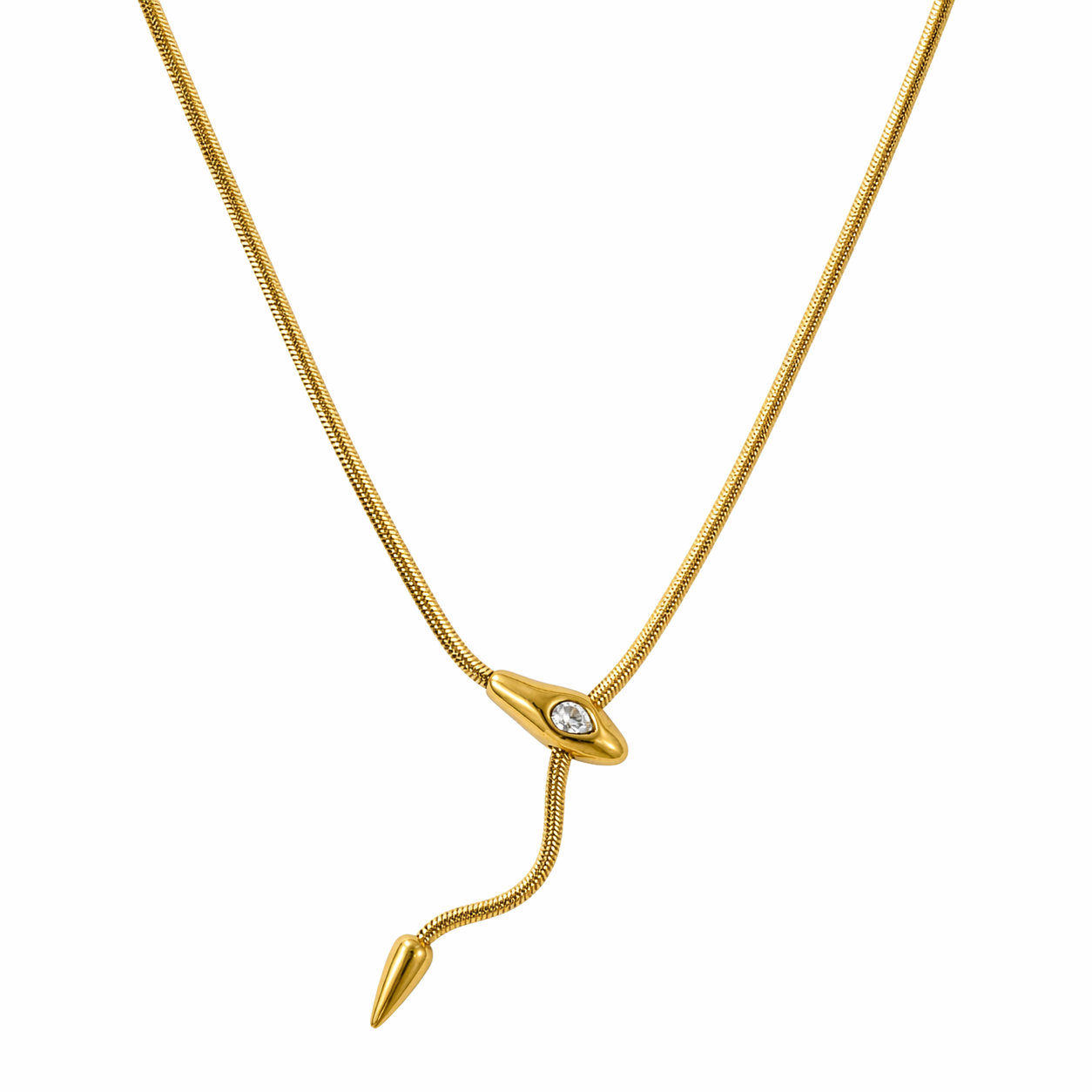 Snake Drop Necklace