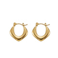 Blush Glow Heart Hoops