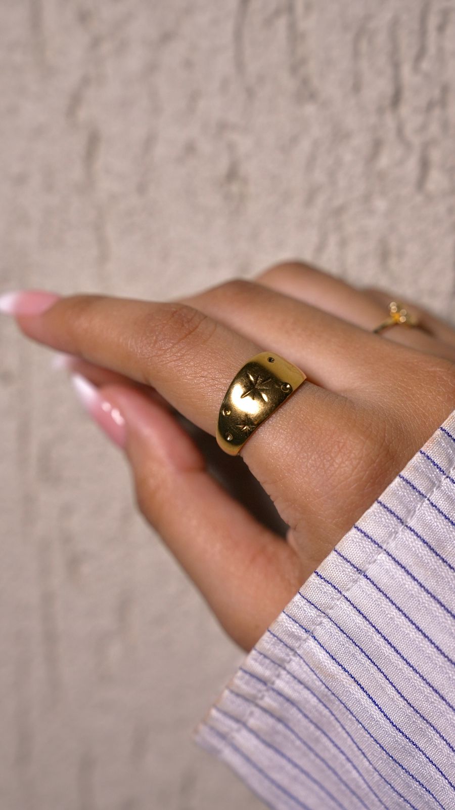 Celestial-themed ring